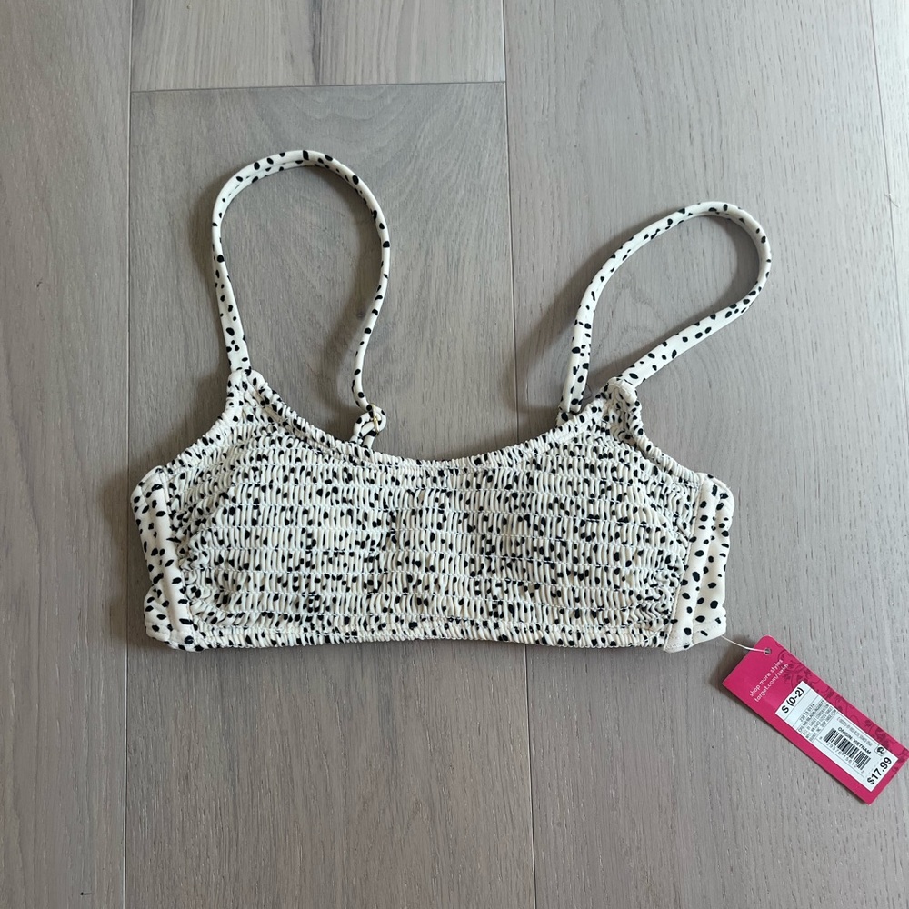 Target bikini top Dalmatian print